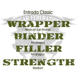Entrada Classic with Mexican San Andreas wrapper