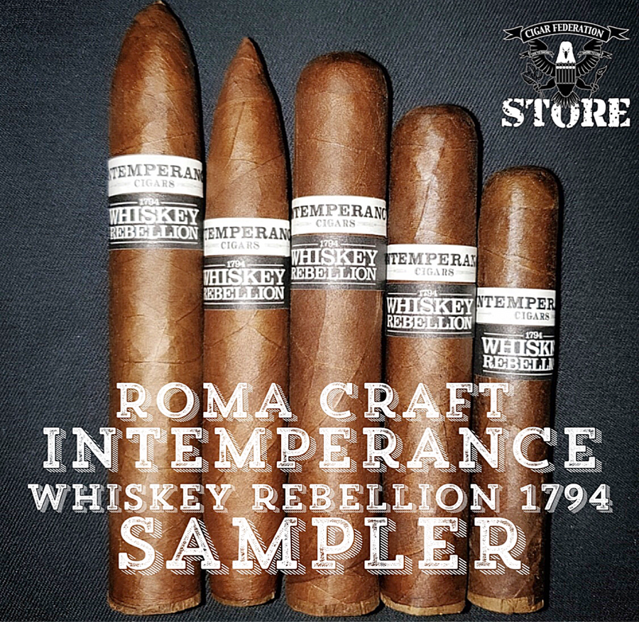 RoMa Craft Intemperance Whiskey Rebellion 1794 Sampler