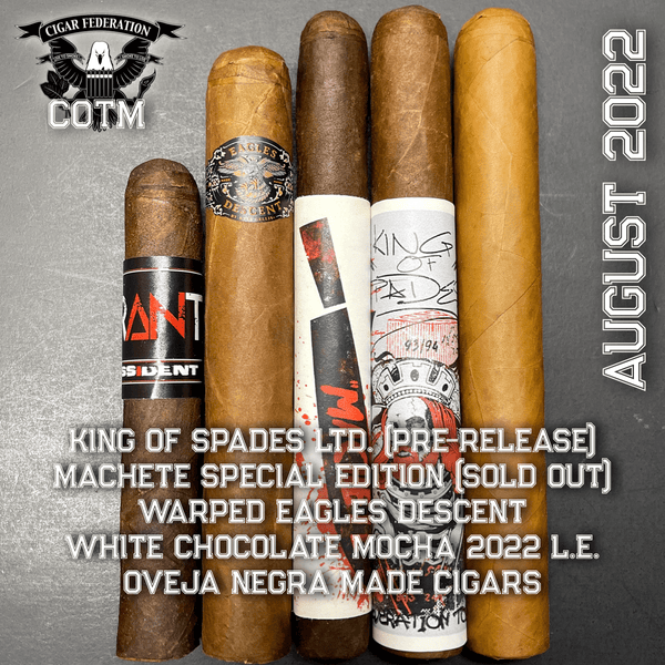 AUGUST 2022 COTM - Cigar Federation