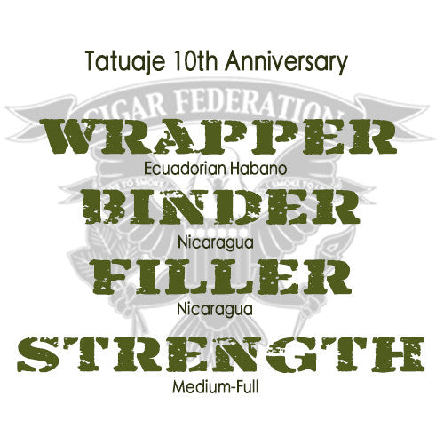 Tatuaje 10th Anniversary WBFS