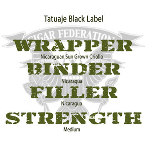 Tatuaje Black Label WBFS