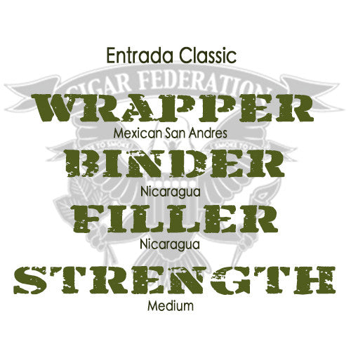 Entrada Classic with Mexican San Andreas wrapper