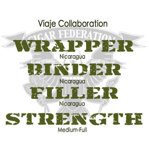 Viaje Collaboration Nicaraguan Wrapper Nica Binder filler