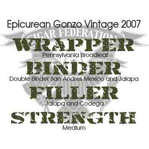 Epicurean Gonzo Pennsylvania Broadleaf Wrapper