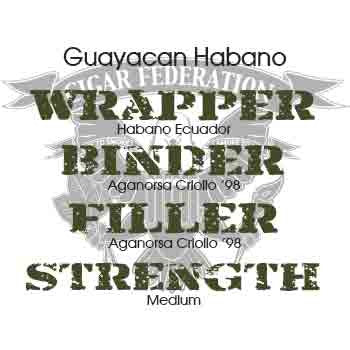 Guayacan Cigars Ecuadroian Habano Wrapper