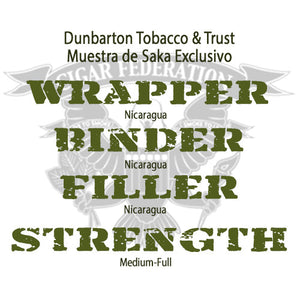 Dunbarton Tobacco & Trust Muestra de Saka Exclusivo WBFS