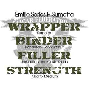 Emilio Series H Sumatra Wrapper