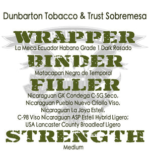 Dunbarton Tobacco & Trust Sobremesa WBFS