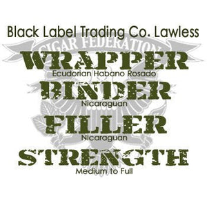 Black Label Trading Company Lawless VINTAGE - Cigar Federation