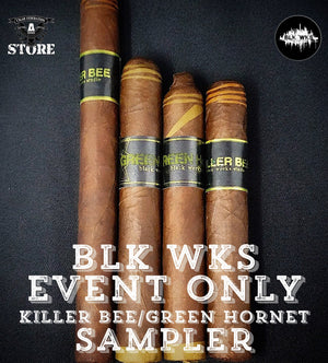BLK WKS EVENT ONLY Killer Bee/Green Hornet Sampler - Cigar Federation
