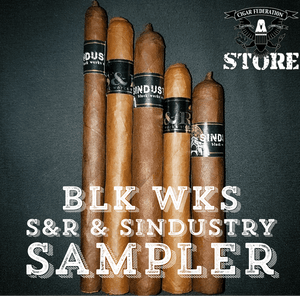 BLK WKS Studio S&R and Sindustry Sampler - Cigar Federation