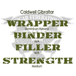 Caldwell Gibraltar - Cigar Federation