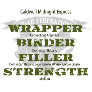 Caldwell Midnight Express Palais Royale - Cigar Federation