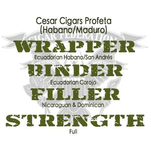 Cesar Profeta - Cigar Federation