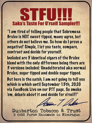 DUNBARTON STFU Sampler - Cigar Federation