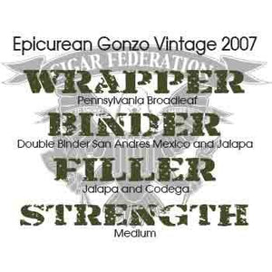 Epicurean Cigars Gonzo - Cigar Federation