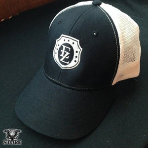 Ezra Zion Black Hat w/ White Mesh - Cigar Federation
