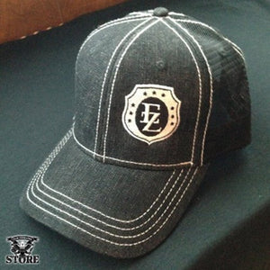 Ezra Zion Denim Hat w/ Black Mesh - Cigar Federation