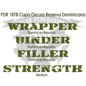 PDR 1878 Capa Oscuro Reserva Dominicana - Cigar Federation