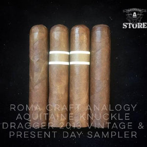 RoMa Craft Analogy Aquitaine Knuckle Dragger 2013 Vintage and Present Day Sampler - Cigar Federation