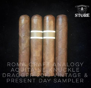 RoMa Craft Analogy Aquitaine Knuckle Dragger 2013 Vintage and Present Day Sampler - Cigar Federation
