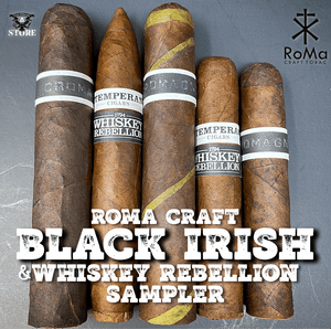 RoMa Craft BLACK IRISH & WHISKEY REBELLION Sampler - Cigar Federation