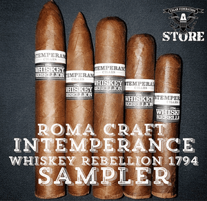 RoMa Craft Intemperance Whiskey Rebellion 1794 Sampler - Cigar Federation