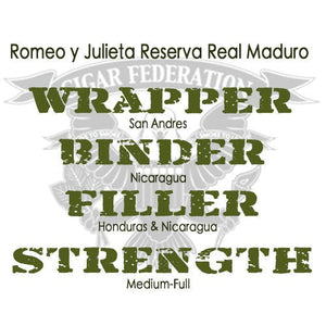 Romeo y Julieta Reserva Real Maduro - Cigar Federation